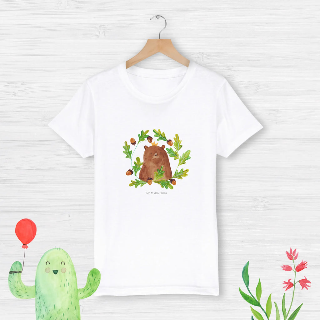 Organic Kinder T-Shirt Bär König Kinder T-Shirt Mädchen, Kinder T-Shirt, Kinder T-Shirt Jungen, Bär, Teddybär, Teddy, Dad, Vater, Papa, Daddy, Bester Vater, Weltbester Papa, Bester Papa, Papi, Vatertag, Papa Bär