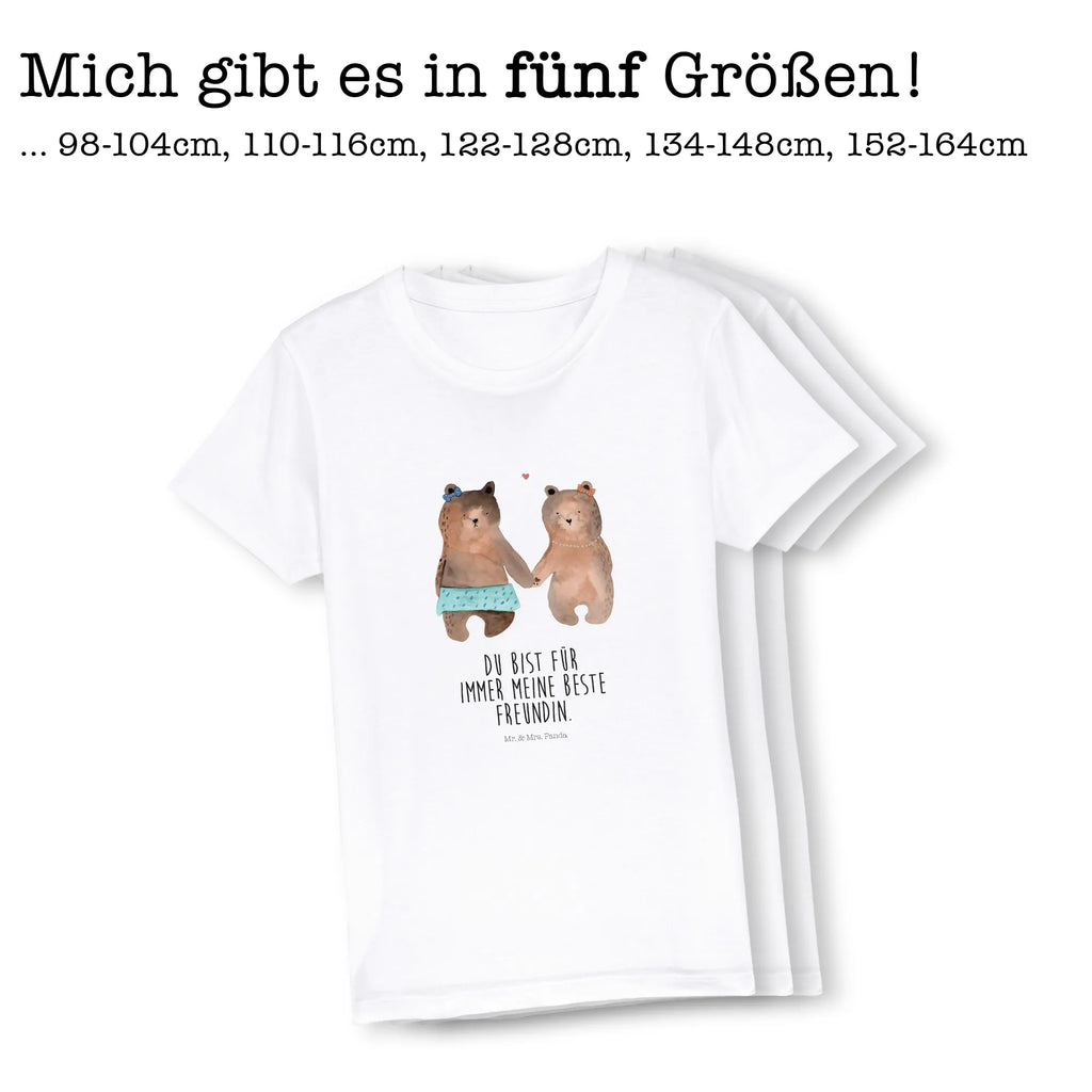 Organic Kinder T-Shirt Bär Freundin Kinder T-Shirt, Kinder T-Shirt Jungen, Kinder T-Shirt Mädchen, Bär, Teddybär, Teddy, Bär Freundin Beste Freund Liebe Liebesbeweis Verliebt Kumpel Kumpeliene