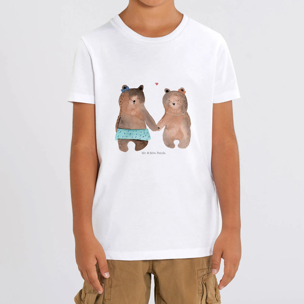 Organic Kinder T-Shirt Bär Freundin Kinder T-Shirt, Kinder T-Shirt Jungen, Kinder T-Shirt Mädchen, Bär, Teddybär, Teddy, Bär Freundin Beste Freund Liebe Liebesbeweis Verliebt Kumpel Kumpeliene
