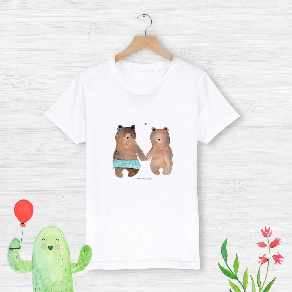 Organic Kinder T-Shirt Bär Freundin Kinder T-Shirt, Kinder T-Shirt Jungen, Kinder T-Shirt Mädchen, Bär, Teddybär, Teddy, Bär Freundin Beste Freund Liebe Liebesbeweis Verliebt Kumpel Kumpeliene