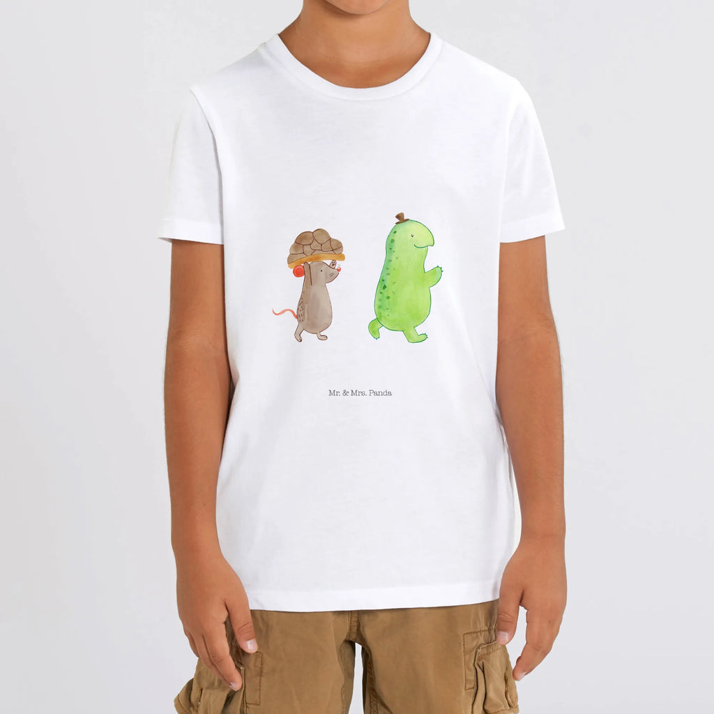 Organic Kinder T-Shirt Schildkröte & Maus Kinder T-Shirt Mädchen, Kinder T-Shirt, Kinder T-Shirt Jungen, Schildkröte, Freunde, Beste Freundinnen, Beste Freunde, Freundinnen, Maus