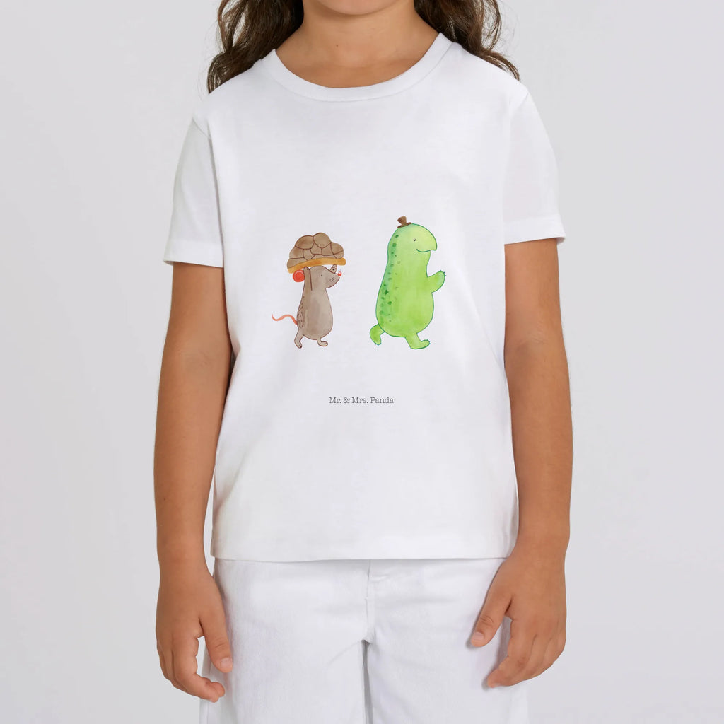 Organic Kinder T-Shirt Schildkröte & Maus Kinder T-Shirt Mädchen, Kinder T-Shirt, Kinder T-Shirt Jungen, Schildkröte, Freunde, Beste Freundinnen, Beste Freunde, Freundinnen, Maus
