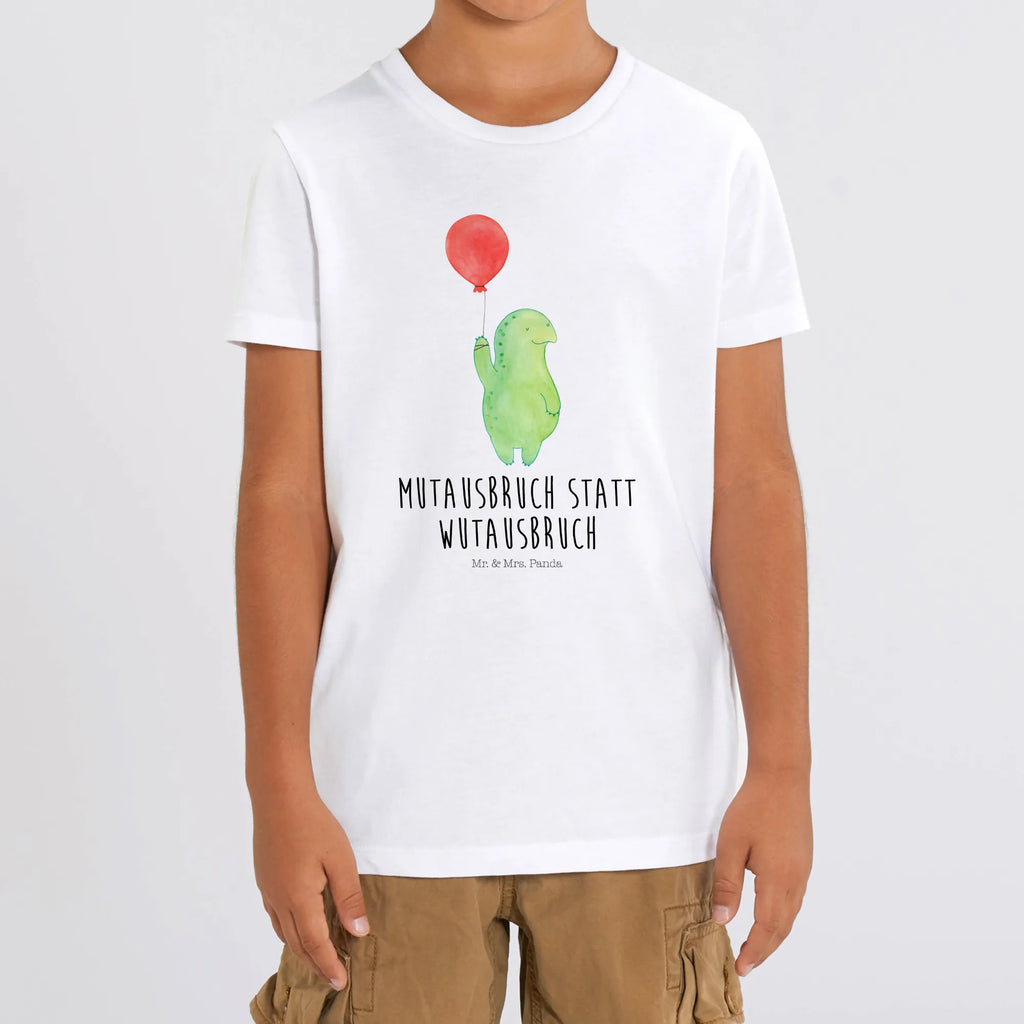 Organic Kinder T-Shirt Schildkröte Luftballon Kinder T-Shirt, Kinder T-Shirt Jungen, Kinder T-Shirt Mädchen, Schildkröte, Schildkröten, Motivationsspruch, Motivation, Mutausbruch