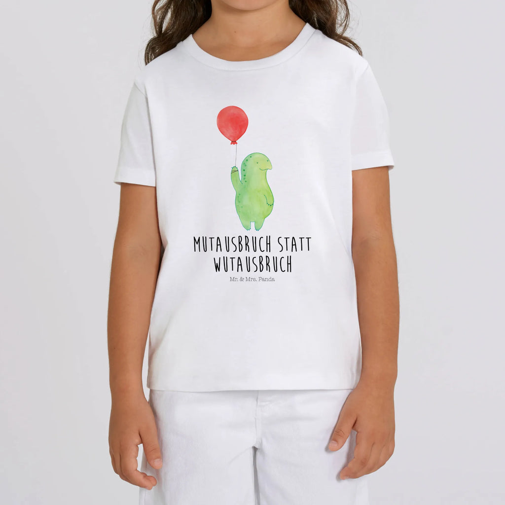 Organic Kinder T-Shirt Schildkröte Luftballon Kinder T-Shirt, Kinder T-Shirt Jungen, Kinder T-Shirt Mädchen, Schildkröte, Schildkröten, Motivationsspruch, Motivation, Mutausbruch