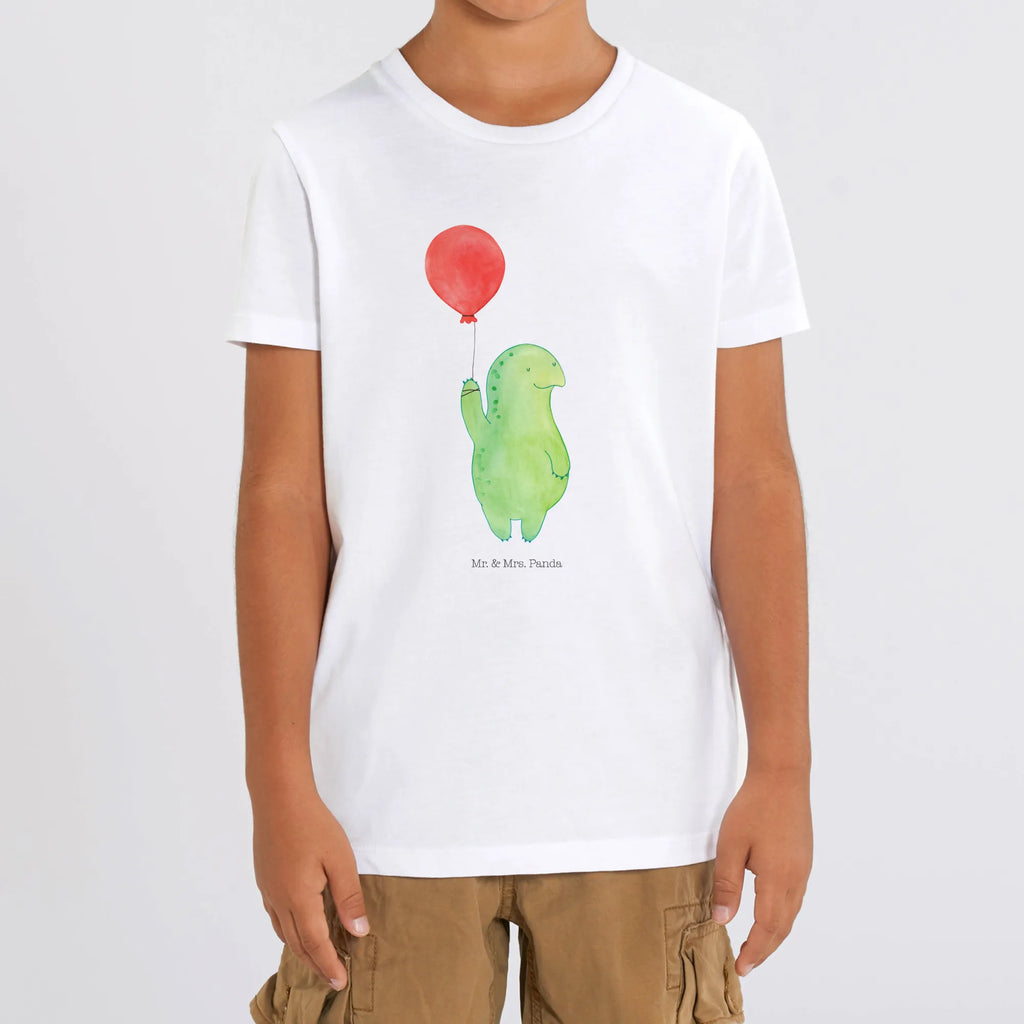 Organic Kinder T-Shirt Schildkröte Luftballon Kinder T-Shirt, Kinder T-Shirt Jungen, Kinder T-Shirt Mädchen, Schildkröte, Schildkröten, Motivationsspruch, Motivation, Mutausbruch