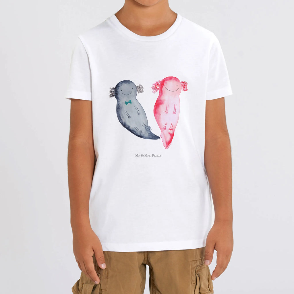 Organic Kids T-Shirt axolotl Girlfriend Kinder T-Shirt Mädchen, Kinder T-Shirt Jungen, Kinder T-Shirt, Axolotl, Molch, Verlobter, Lurche, Jahrestag, Große Liebe, Liebesbeweis, Freund, Liebe, Valentinstag, Axolot, Schwanzlurch, Ehemann, Lurch