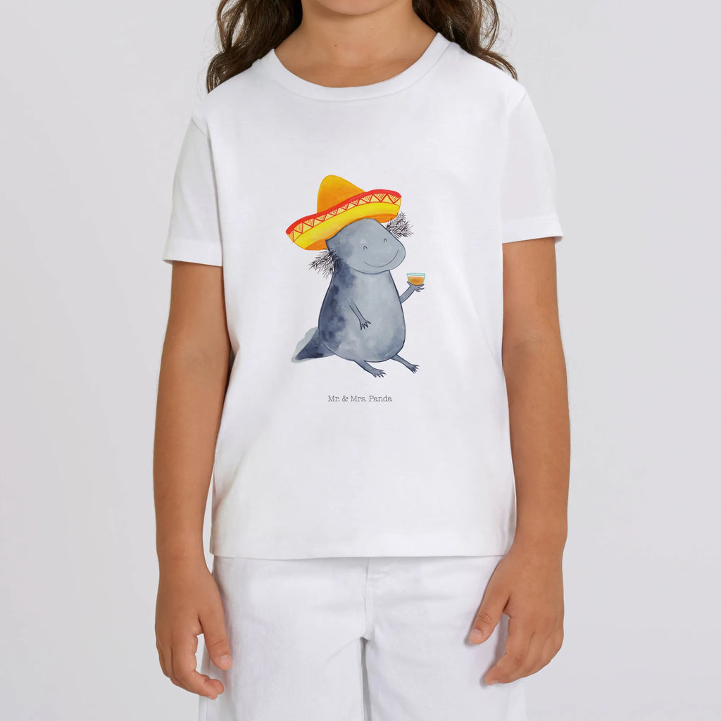 Organic Kinder T-Shirt Axolotl Tequila Kinder T-Shirt Mädchen, Kinder T-Shirt Jungen, Kinder T-Shirt, Axolotl, Molch, Mexico, Lurch, Feuersalamander, Sombrero, Feuerdrache, Spruch, Tequila, Motivation, Axolot, Lurche, Mexiko, Zitrone, Schwanzlurch