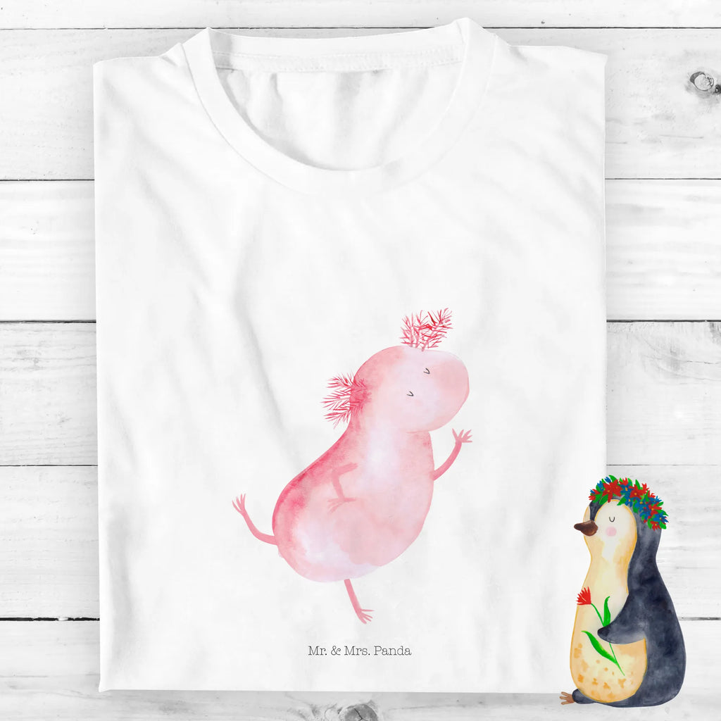 Organic Kids T-Shirt axolotl Dance Kinder T-Shirt Mädchen, Kinder T-Shirt Jungen, Kinder T-Shirt, Molch, Axolotl, Freundin, beste Freundin, Dachschaden, verrückt, Sterne, Axolot, Schwanzlurch, Lurch, Lurche
