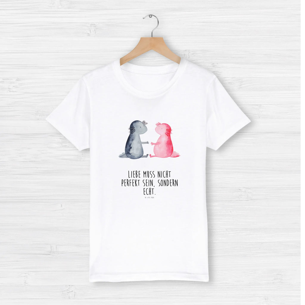 Organic Kinder T-Shirt Axolotl Liebe Kinder T-Shirt, Kinder T-Shirt Mädchen, Kinder T-Shirt Jungen, Axolotl, Molch, Lurche, große Liebe, Lurch, Valentinstag, Verlobter, Freund, Schwanzlurch, Ehemann, Axolot, Liebe, Liebesbeweis, Jahrestag