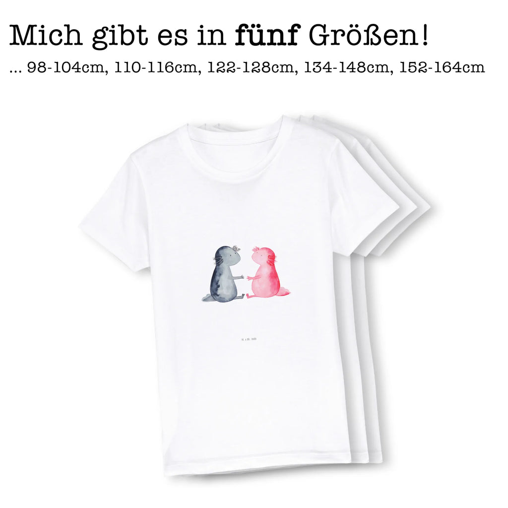 Organic Kinder T-Shirt Axolotl Liebe Kinder T-Shirt, Kinder T-Shirt Mädchen, Kinder T-Shirt Jungen, Axolotl, Molch, Lurche, große Liebe, Lurch, Valentinstag, Verlobter, Freund, Schwanzlurch, Ehemann, Axolot, Liebe, Liebesbeweis, Jahrestag