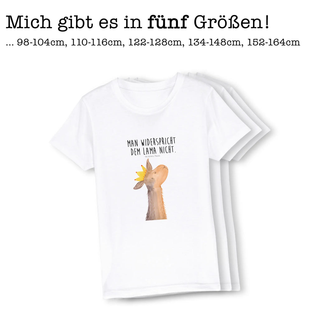 Organic Kinder T-Shirt Lamakopf König Kinder T-Shirt, Kinder T-Shirt Jungen, Kinder T-Shirt Mädchen, Alpaka, Lama, Abi, Königin, Chef, Papa, Kollegin, Mama, Freundin, König, Büro Kollege, Lamas, Vorgesetzter, Abitur