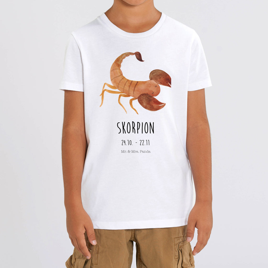 Organic Kinder T-Shirt Sternzeichen Skorpion Classic