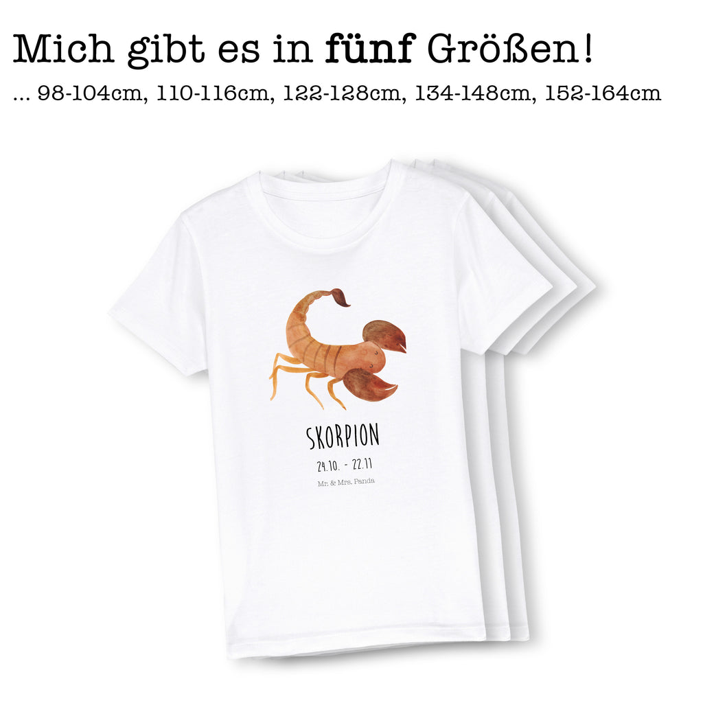 Organic Kinder T-Shirt Sternzeichen Skorpion Classic