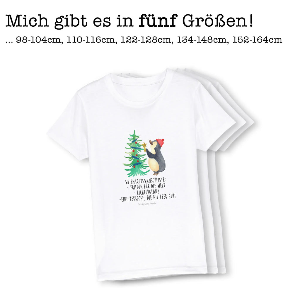 Organic Kinder T-Shirt Pinguin Weihnachtsbaum Kinder T-Shirt Jungen, Kinder T-Shirt, Kinder T-Shirt Mädchen, Heiligabend, Advent, Nikolaus, Weihnachtsdeko, Winter, Weihnachten, Wintermotiv, Pinguin