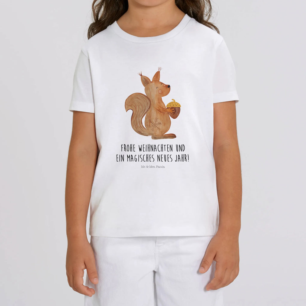 Organiczna koszulka dziecięca wiewiórka Czas Bożego Narodzenia Kinder T-Shirt Jungen, Kinder T-Shirt, Kinder T-Shirt Mädchen, Heiligabend, Advent, Nikolaus, Weihnachtsdeko, Winter, Weihnachten, Wintermotiv, Weihnachtsgruß, Guten Rutsch, Frohe Weihnachten, Frohes Neues Jahr, Neujahr, Weihnachtsmotiv, Vogel