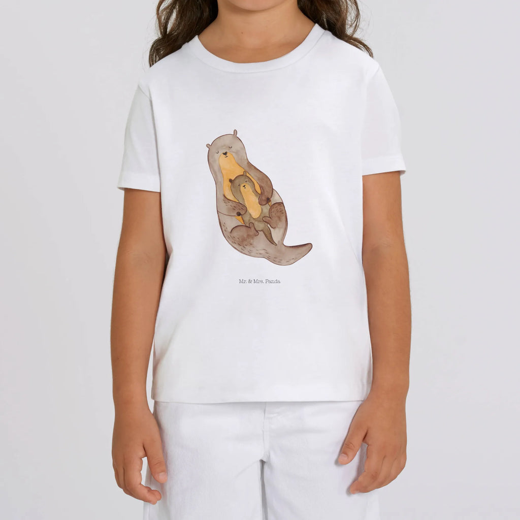 Organic Kinder T-Shirt Otter Kind Kinder T-Shirt Mädchen, Kinder T-Shirt Jungen, Kinder T-Shirt, Otter, Seeotter, Fischotter, Otter Seeotter See Otter