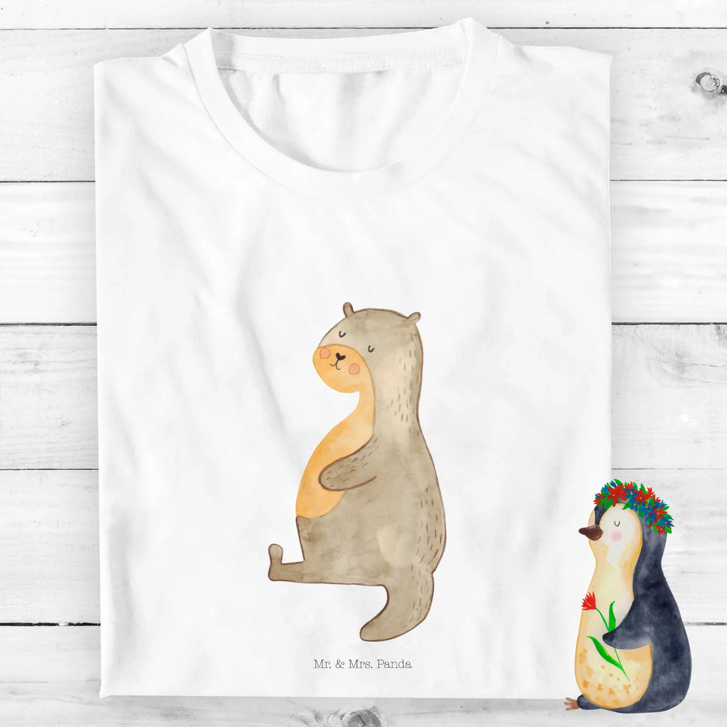 Organic Kids T-Shirt otter Belly Kinder T-Shirt Mädchen, Kinder T-Shirt Jungen, Kinder T-Shirt, Otter, Seeotter, Fischotter, Otter Seeotter See Otter