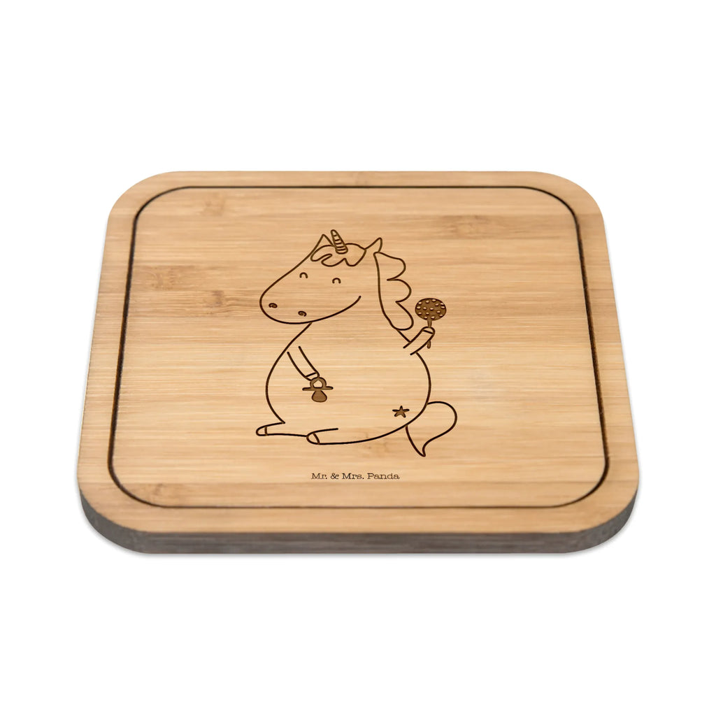 Square coaster unicorn infant wood, glass, gift, gifts, square, presents, glasses, coasters, giveaways, party, glass coasters, breakfast, set, unicorn, unicorns, baby, baby happiness, birth gift, birth, mother, offspring, kids, birthday, first child, birth present, parents