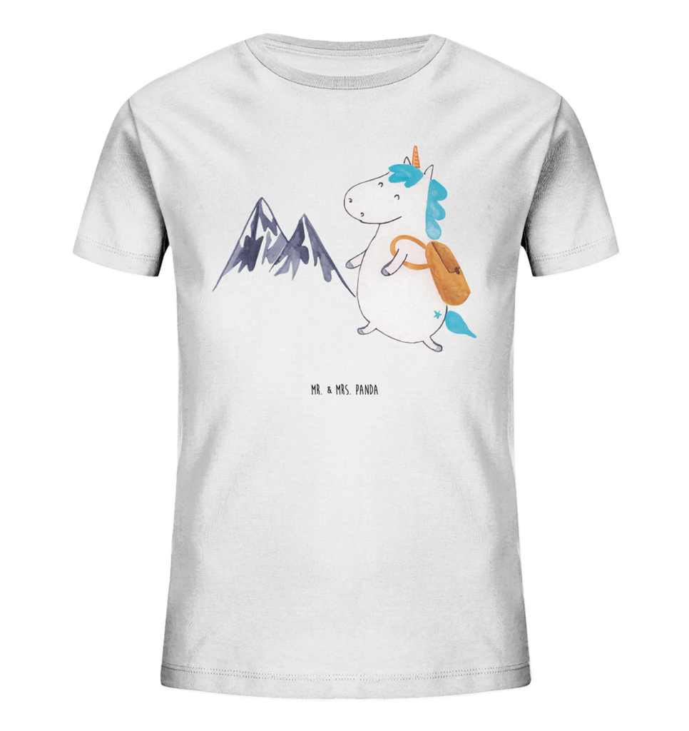 Organic Kinder T-Shirt Einhorn Bergsteiger Kinder T-Shirt Jungen, Kinder T-Shirt Mädchen, Kinder T-Shirt, Unicorn, Einhörner, Einhorn Deko, Einhorn, Abenteurer, Berge, Bergsteiger, Weltenbummler, Weltreise, Entdecker, Reisen, Urlaub, Abenteuer