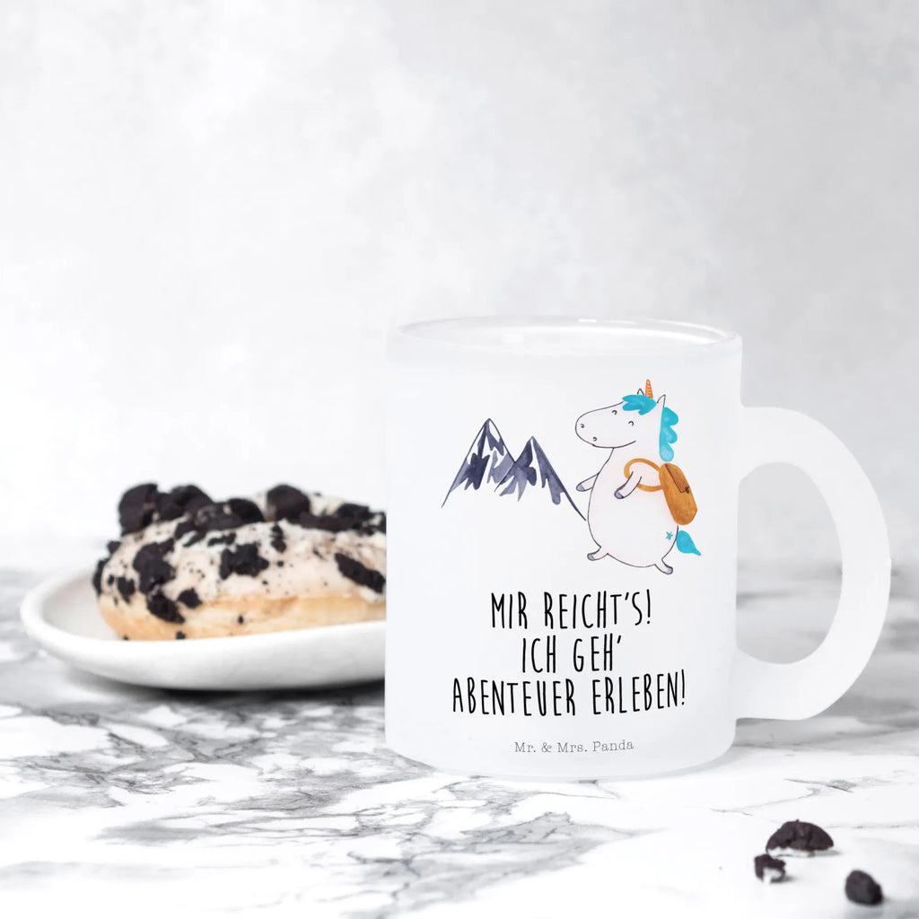 Filiżanka do herbaty jednorożec alpinista Jednorożec, jednorożce, dekoracje jednorożca, jednorożec