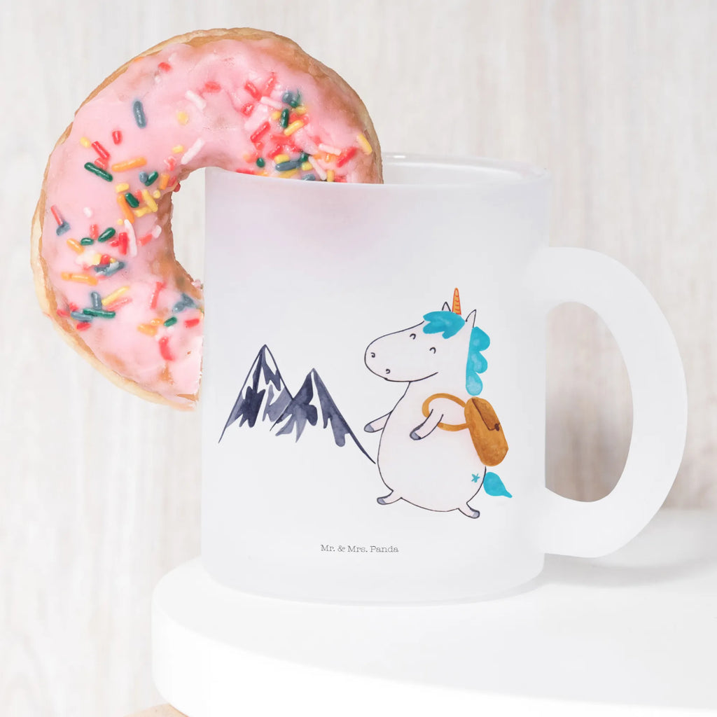 Filiżanka do herbaty jednorożec alpinista Jednorożec, jednorożce, dekoracje jednorożca, jednorożec