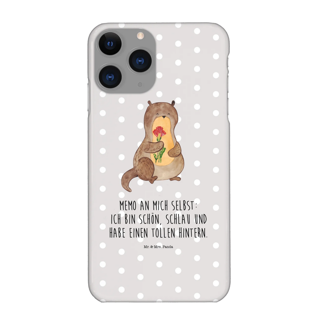 Handyhülle Otter Blumenstrauß Iphone X, Handy Case, Handycover, Iphone 10, Handyhülle, Cover, Hülle, Handy, Otter, Seeotter, Fischotter, Otter Seeotter See Otter