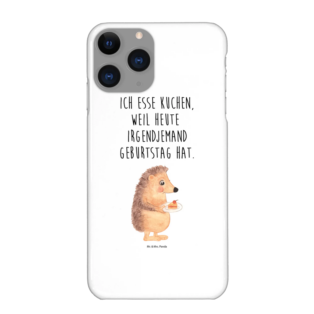 Phone case Hedgehog piece of cake mobile phone, Iphone X, cover, mobile phone case, mobile cover, case, Iphone 10, small animals, cute, funny, cute animal motives, hand drawn, small world, funny sayings, good mood, happy, gifts, gift ideas, special gifts, animal lover, card, bake cake, hedgehog, baking gift, cake, food saying, invitation party, birthday cake