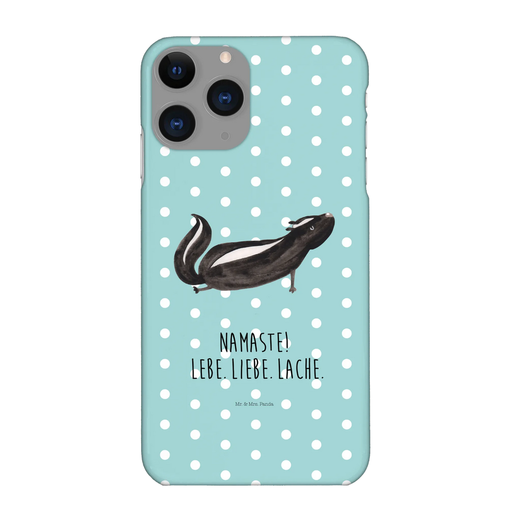 Etui na iPhone 10 skunks Joga Hülle, Handyhülle, Iphone X, Cover, Handy Case, Handycover, Handy, Iphone 10, Skunk, Stinktier, Liebe, Stinki, Wildtier, Lebe, Yoga, Lache, Raubtier, Namaste, Stinker