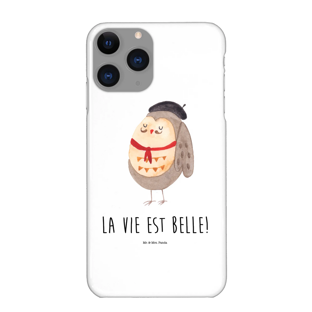 Handyhülle Eule Frankreich Handyhülle, Handy Case, Iphone 10, Hülle, Iphone X, Handycover, Handy, Cover, Eule, Frankreich, Eulen, La Vie Est Belle, Spruch Französisch, Hibou, Spruch schön, Eule Deko, Das Leben Ist schön, Owl