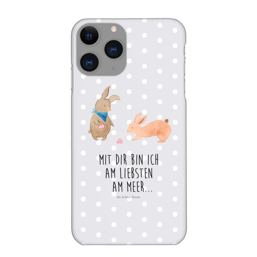 Phone case Bunnies with seashell Handycover, Handy Case, Handyhülle, Cover, Handy, Iphone 10, Hülle, Iphone X, Bruder, Opa, Familie, Muttertag, Oma, Vatertag, Mama, Schwester, Papa, Muscheln, Beste Freundin, BFF, Best Friends, Hasen, Meer, Freundin, Muscheln Sammeln, Freundinnen