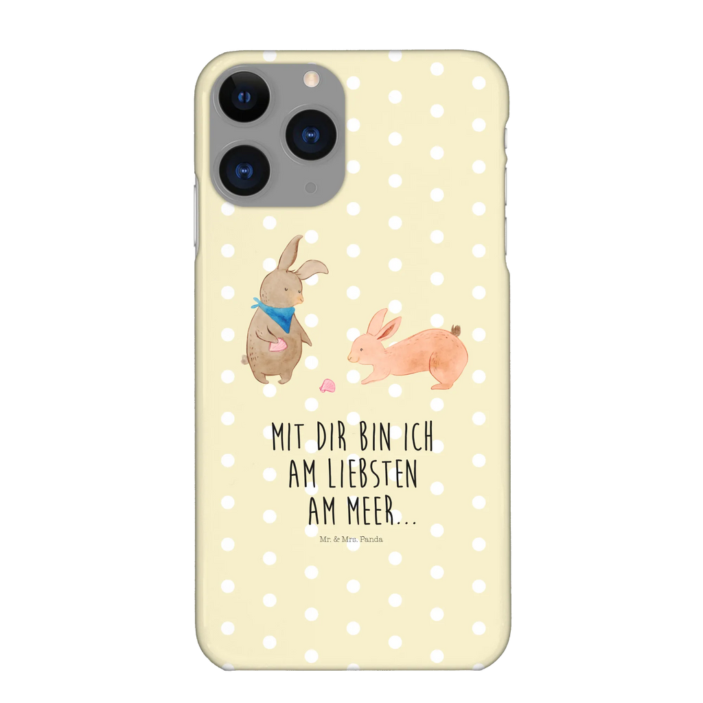 Phone case Bunnies with seashell Handycover, Handy Case, Handyhülle, Cover, Handy, Iphone 10, Hülle, Iphone X, Bruder, Opa, Familie, Muttertag, Oma, Vatertag, Mama, Schwester, Papa, Muscheln, Beste Freundin, BFF, Best Friends, Hasen, Meer, Freundin, Muscheln Sammeln, Freundinnen
