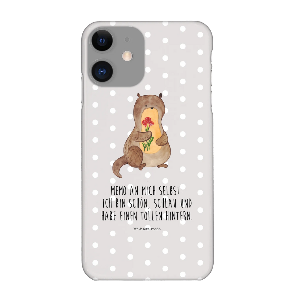 Handyhülle Otter Blumenstrauß Iphone X, Handy Case, Handycover, Iphone 10, Handyhülle, Cover, Hülle, Handy, Otter, Seeotter, Fischotter, Otter Seeotter See Otter