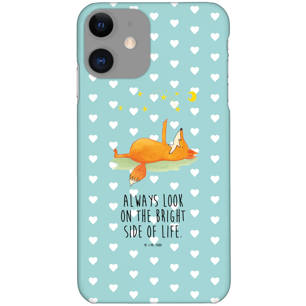Handyhülle Fuchs Sterne Iphone 10, Handyhülle, Handy, Hülle, Handycover, Cover, Handy Case, Iphone X, Fuchs, Always Look On The Bright Side Of Life, Spruch Positiv, Füchse, Tröstende Worte, Romantik, Spruch schön