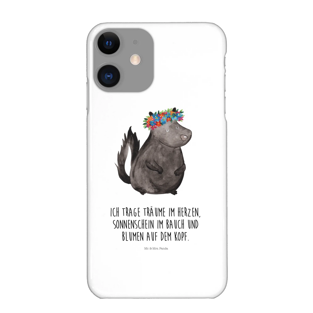 Phone case skunk Girl mobile cover, case, cover, mobile phone, Iphone X, Iphone 10, mobile phone case, Skunk, Predator, Namaste, Laugh, Stinker, Live, Wild animal, Stinky, Yoga, Love
