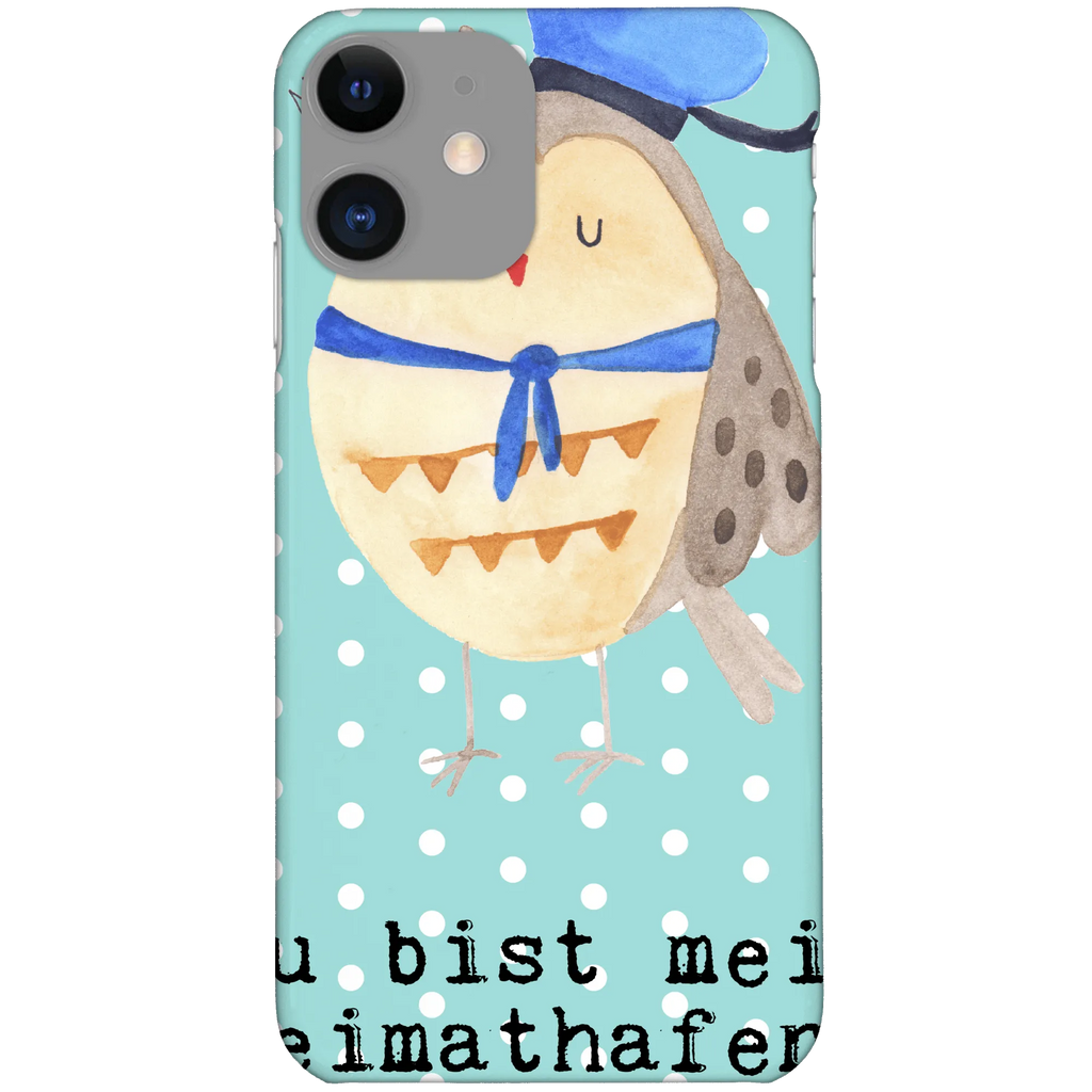 Phone case Owl sailor Iphone 10, mobile phone case, case, mobile cover, Iphone X, cover, mobile phone, owl, forest animal, bird, nocturnal, gift ideas, birthday present, illustrated, funny, romantic gift, owl decor, Pun funny, Owl decoration, Home port, Mariner, Owl saying, Marriage, Owl, Girlfriend, Wedding anniversary gift, Sailor