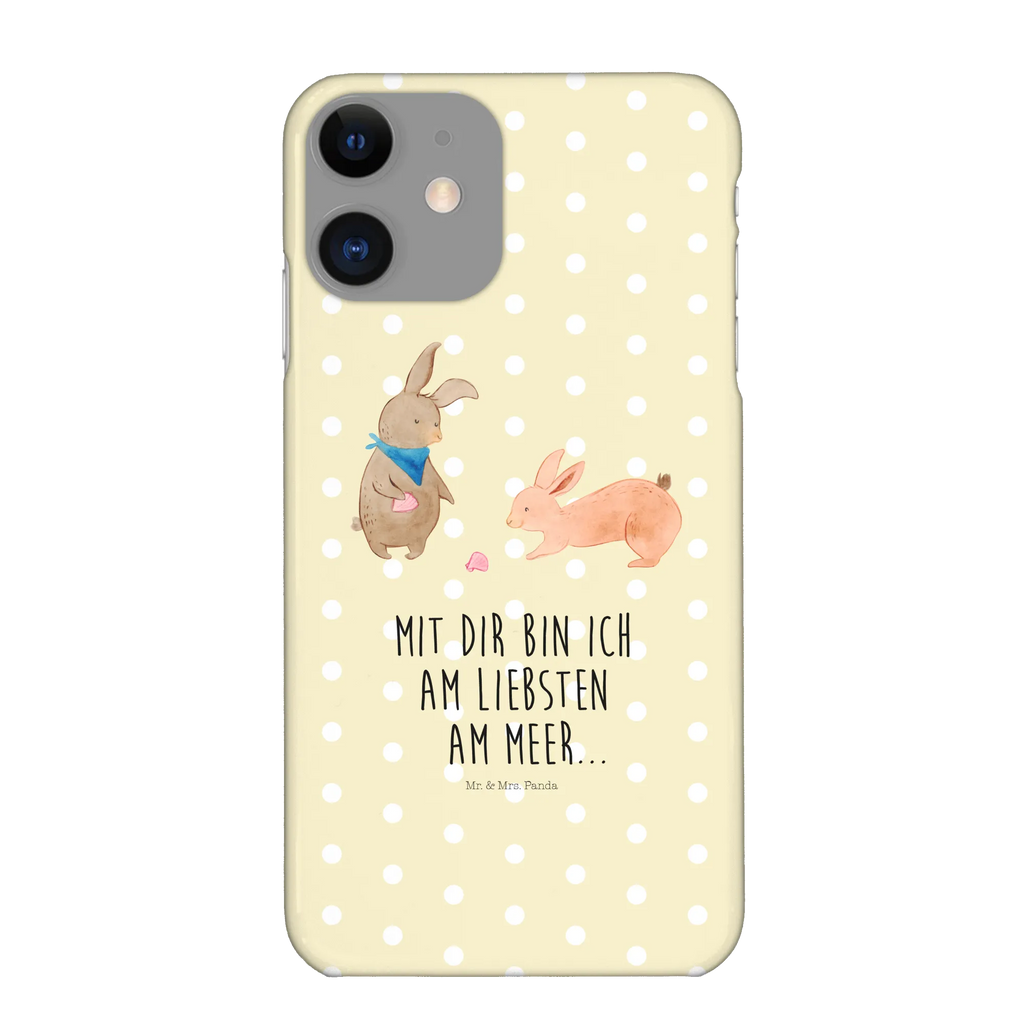 Phone case Bunnies with seashell Handycover, Handy Case, Handyhülle, Cover, Handy, Iphone 10, Hülle, Iphone X, Bruder, Opa, Familie, Muttertag, Oma, Vatertag, Mama, Schwester, Papa, Muscheln, Beste Freundin, BFF, Best Friends, Hasen, Meer, Freundin, Muscheln Sammeln, Freundinnen