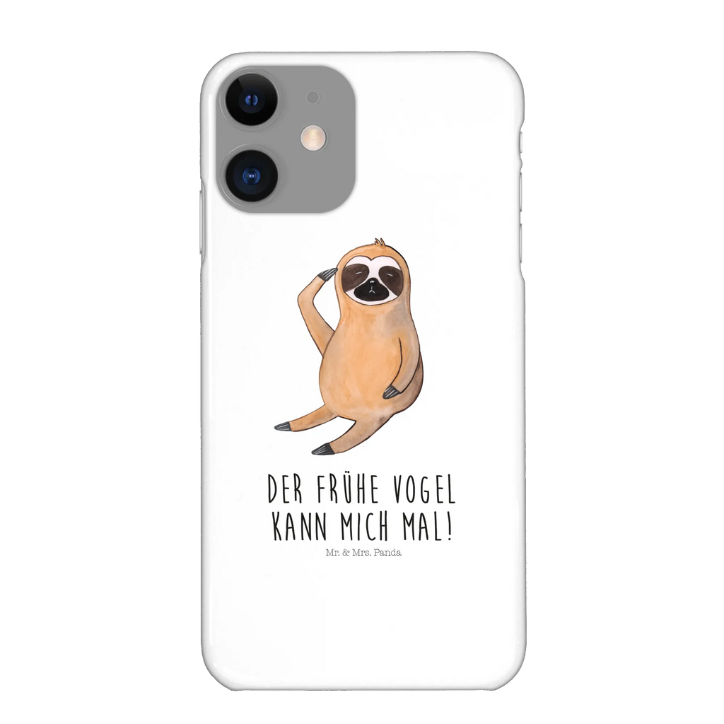 Phone case sloth Bird Iphone 10, mobile cover, mobile phone, cover, Iphone X, mobile phone case, case, Sloth, sloth, trend animal, early riser, lazy, early bird, favourite animal, morning grumbler, the early bird