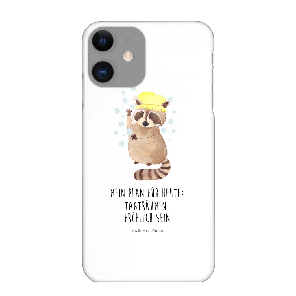 Phone case Raccoon mobile phone, mobile cover, case, mobile phone case, Iphone X, Iphone 10, cover, small animals, cute, funny, cute animal motives, hand drawn, small world, funny sayings, good mood, happy, gifts, gift ideas, special gifts, animal lover, card, plan, raccoon, soap bubbles, wash, daydreaming