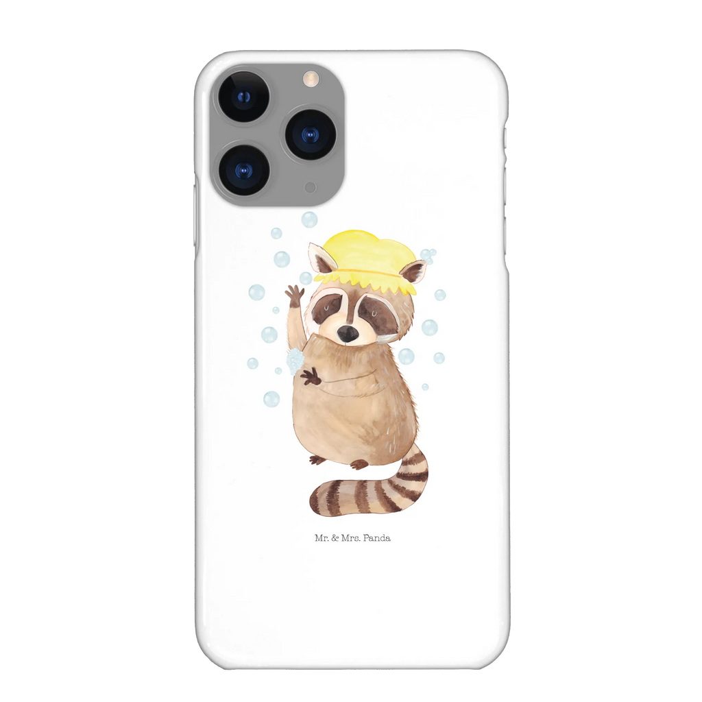 Phone case Raccoon mobile phone, mobile cover, case, mobile phone case, Iphone X, Iphone 10, cover, small animals, cute, funny, cute animal motives, hand drawn, small world, funny sayings, good mood, happy, gifts, gift ideas, special gifts, animal lover, card, plan, raccoon, soap bubbles, wash, daydreaming