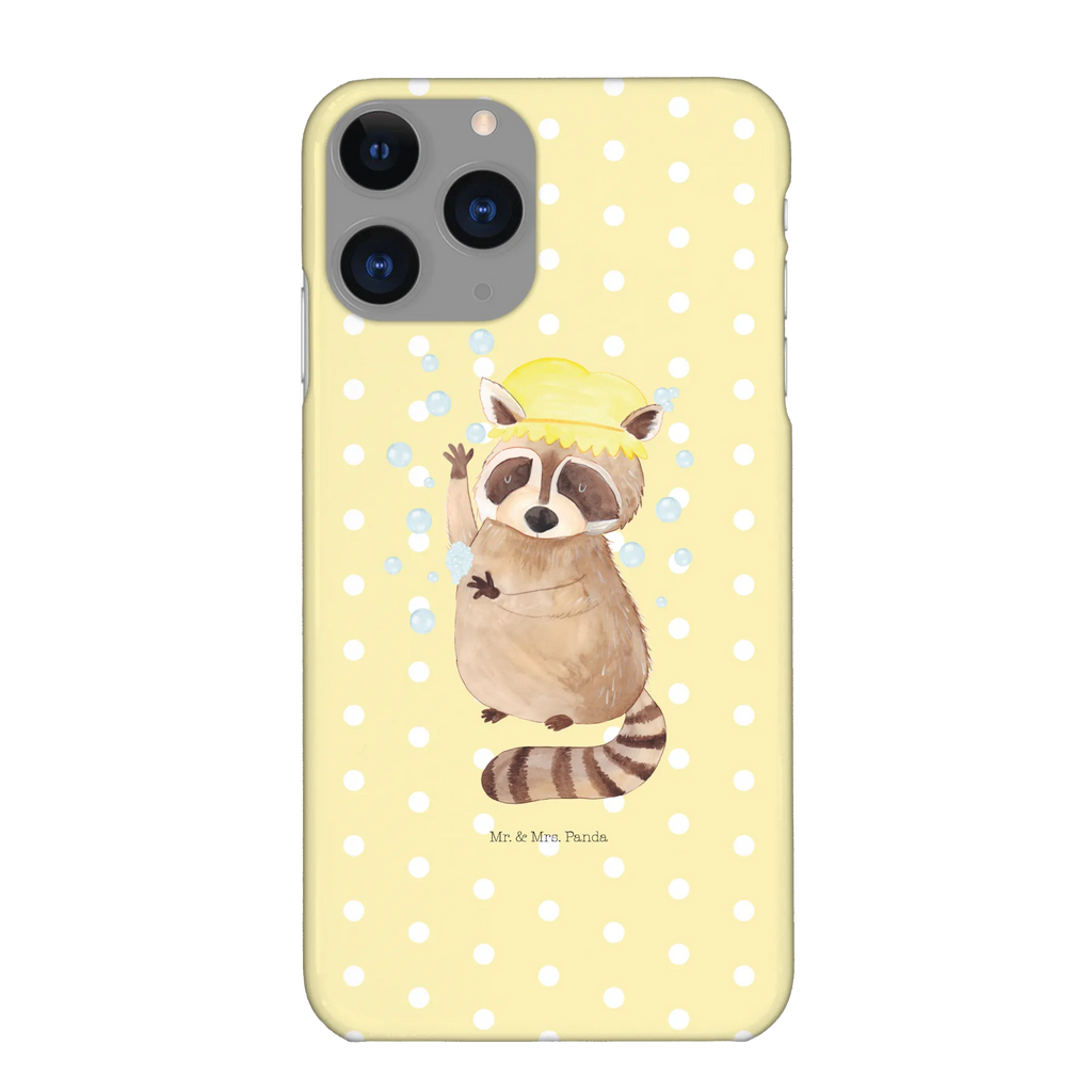 Phone case Raccoon mobile phone, mobile cover, case, mobile phone case, Iphone X, Iphone 10, cover, small animals, cute, funny, cute animal motives, hand drawn, small world, funny sayings, good mood, happy, gifts, gift ideas, special gifts, animal lover, card, plan, raccoon, soap bubbles, wash, daydreaming