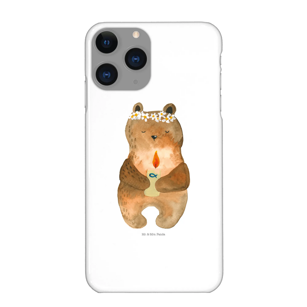 Handyhülle Bär Kommunion Iphone X, Handyhülle, Cover, Iphone 10, Handy, Handycover, Hülle, Handy Case, Bär, Teddy, Teddybär, Gottes Segen, Katholisch, Kommunion, Taufkerze