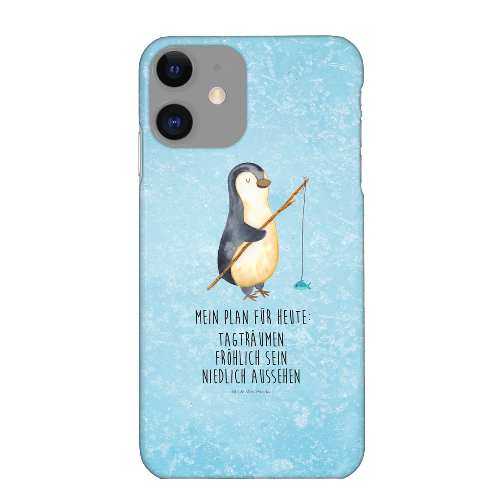 Phone case Penguin angler Iphone 10, mobile cover, mobile phone, mobile phone case, Iphone X, case, cover, Penguin, North Pole, Winter, Penguins, penguin, angler, hobby, planner, new start, gift, penguins, daydreams, daily schedule, vacation, gift idea, friends, fishing, weekend, motivation, plan