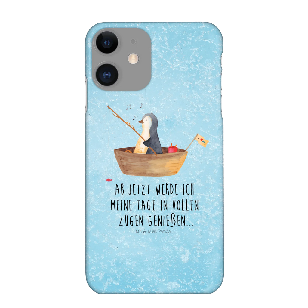 Handyhülle Pinguin Angelboot Hülle, Cover, Iphone X, Handy Case, Iphone 10, Handycover, Handy, Handyhülle, Pinguin, Angeln, Angelboot, Trennung, Neustart, Pinguine, Motivation, Geschenkidee Liebeskummer, Leben, Genießen, Lebenslust, Neuanfang, Boot, Scheidung