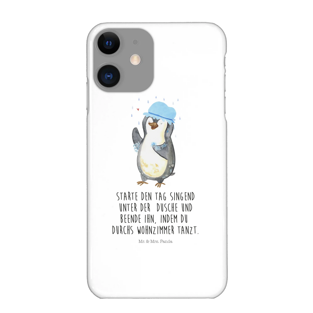 Phone case Penguin have a shower Iphone 10, Cover, Handy, Handyhülle, Hülle, Handycover, Handy Case, Iphone X, Pinguin, Neuanfang, Dusche, Neustart, Motivation, glücklich sein, Duschen, Lebensmotto, Pinguine