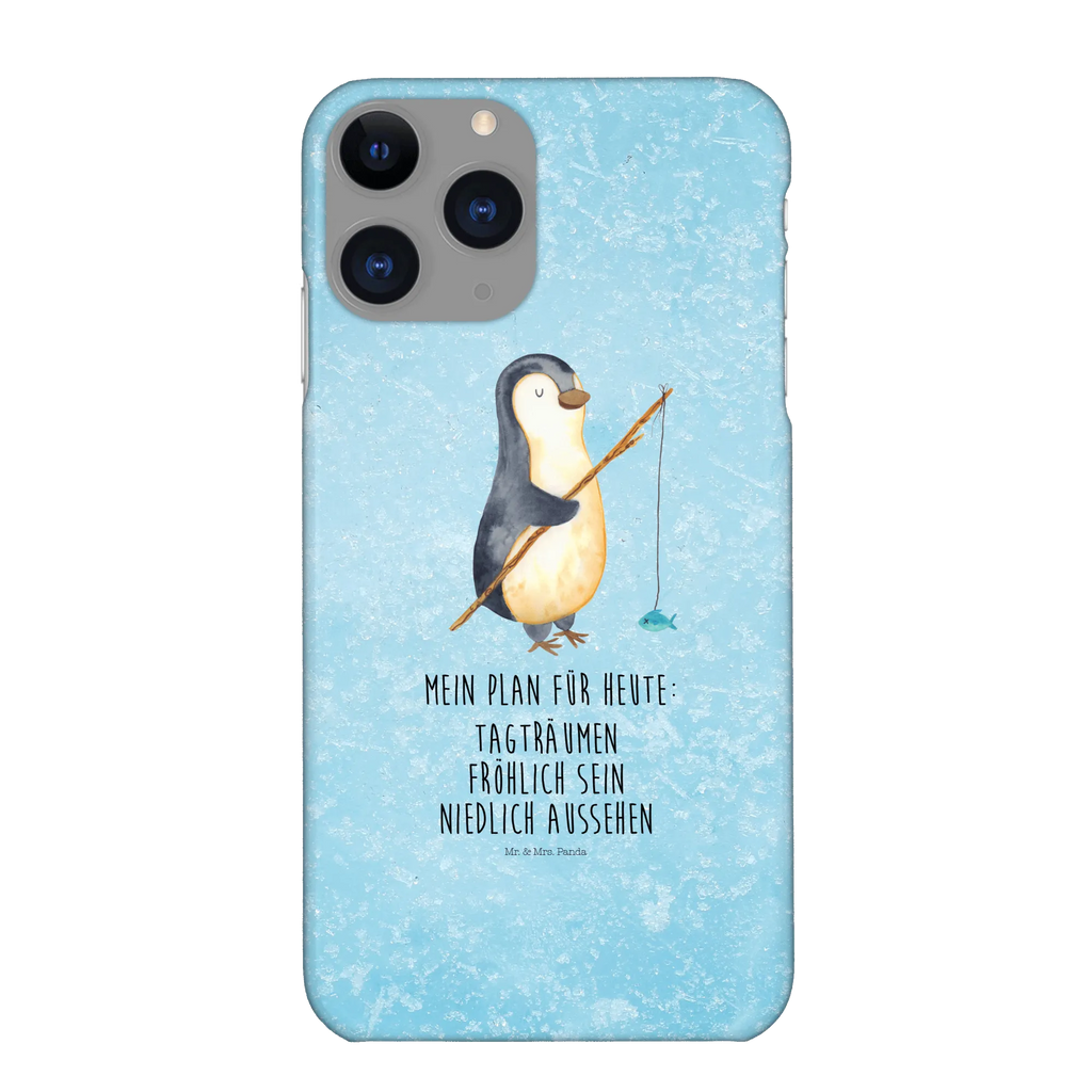 Phone case Penguin angler Iphone 10, mobile cover, mobile phone, mobile phone case, Iphone X, case, cover, Penguin, North Pole, Winter, Penguins, penguin, angler, hobby, planner, new start, gift, penguins, daydreams, daily schedule, vacation, gift idea, friends, fishing, weekend, motivation, plan