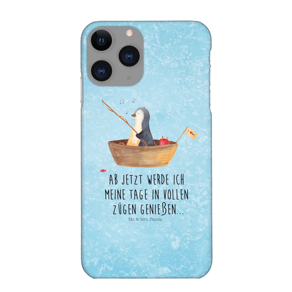 Handyhülle Pinguin Angelboot Hülle, Cover, Iphone X, Handy Case, Iphone 10, Handycover, Handy, Handyhülle, Pinguin, Angeln, Angelboot, Trennung, Neustart, Pinguine, Motivation, Geschenkidee Liebeskummer, Leben, Genießen, Lebenslust, Neuanfang, Boot, Scheidung