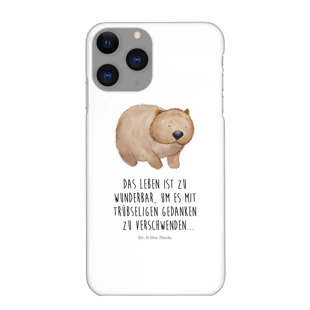 Phone case Wombat mobile phone case, mobile phone, Iphone 10, mobile cover, Iphone X, case, cover, small animals, cute, funny, cute animal motives, hand drawn, small world, funny sayings, good mood, happy, gifts, gift ideas, special gifts, animal lover, card, Wombat, Australia, motivation, saying, life is beautiful