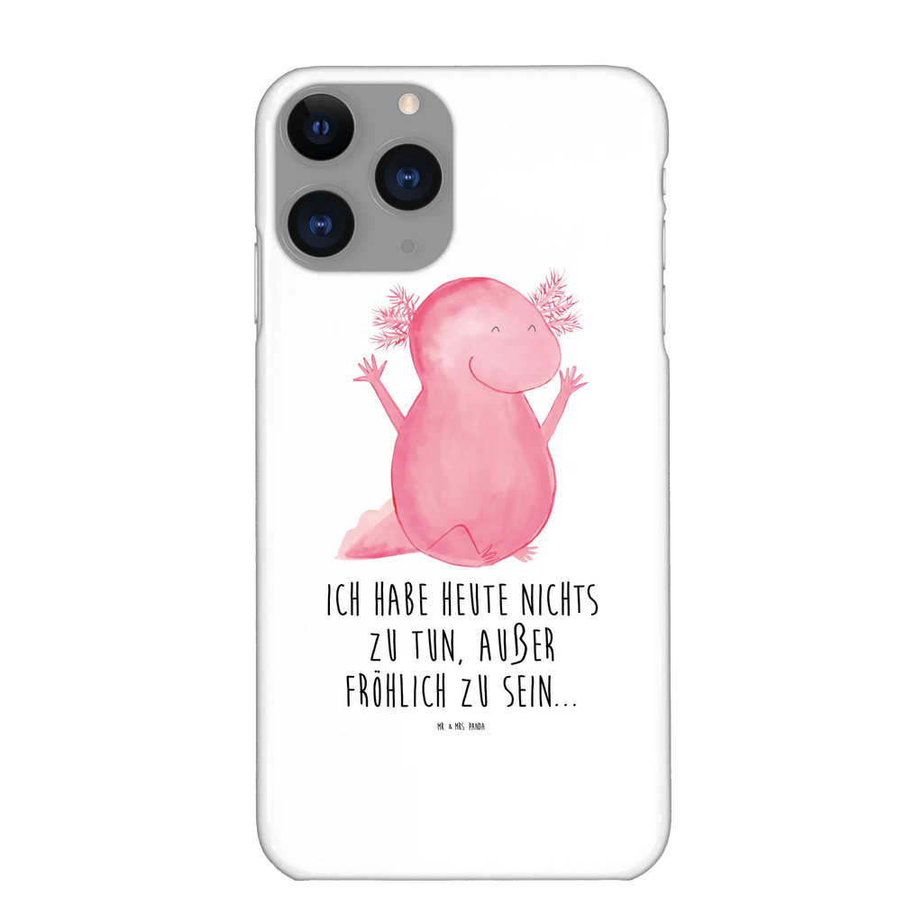 Handyhülle Axolotl Hurra Handy, Iphone 10, Handycover, Handy Case, Cover, Handyhülle, Hülle, Iphone X, Molch, Axolotl, Axolot, Schwanzlurch, Freude, Spaß, Lurch, Fröhlich, Motivation, Zufriedenheit, Lurche