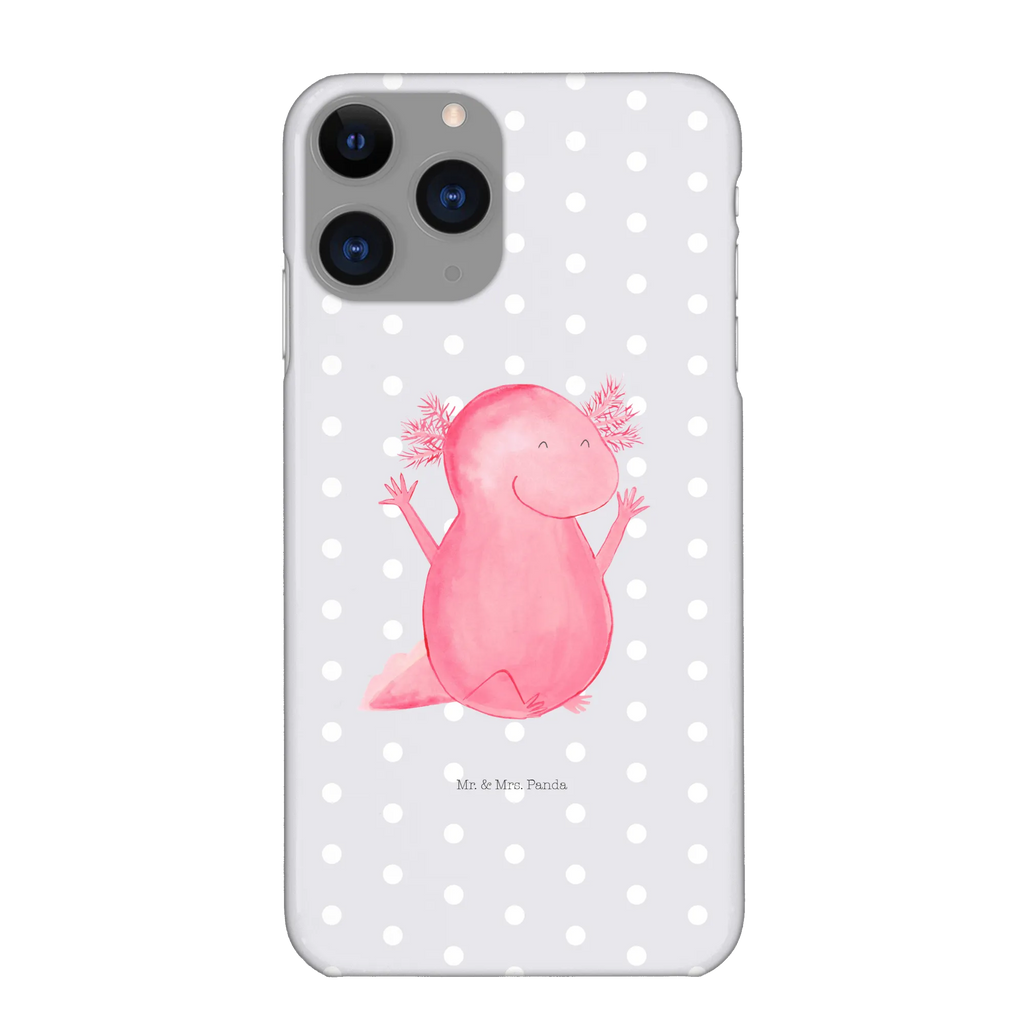 Handyhülle Axolotl Hurra Handy, Iphone 10, Handycover, Handy Case, Cover, Handyhülle, Hülle, Iphone X, Molch, Axolotl, Axolot, Schwanzlurch, Freude, Spaß, Lurch, Fröhlich, Motivation, Zufriedenheit, Lurche