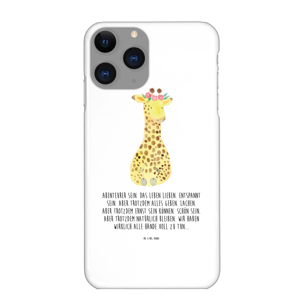 Phone case giraffe flower wreath Handy, Hülle, Handy Case, Handycover, Handyhülle, Cover, Iphone 10, Iphone X, Wildtiere, Afrika, Giraffe, Blumenkranz, Selbstliebe, Freundin, Abenteurer